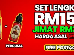 3 Botol Percuma 1 Botol